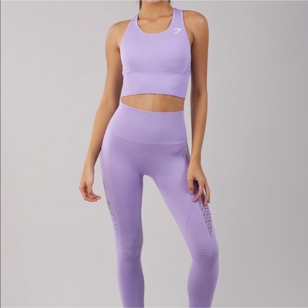 SALE 🎉 Gymshark Energy Seamless Crop Vest Pastel - Picture 2 of 6